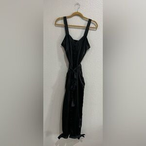 Review Australia Women’s Elegant‎ Black Sleeveless Jumper with belt Sz 12 Formal